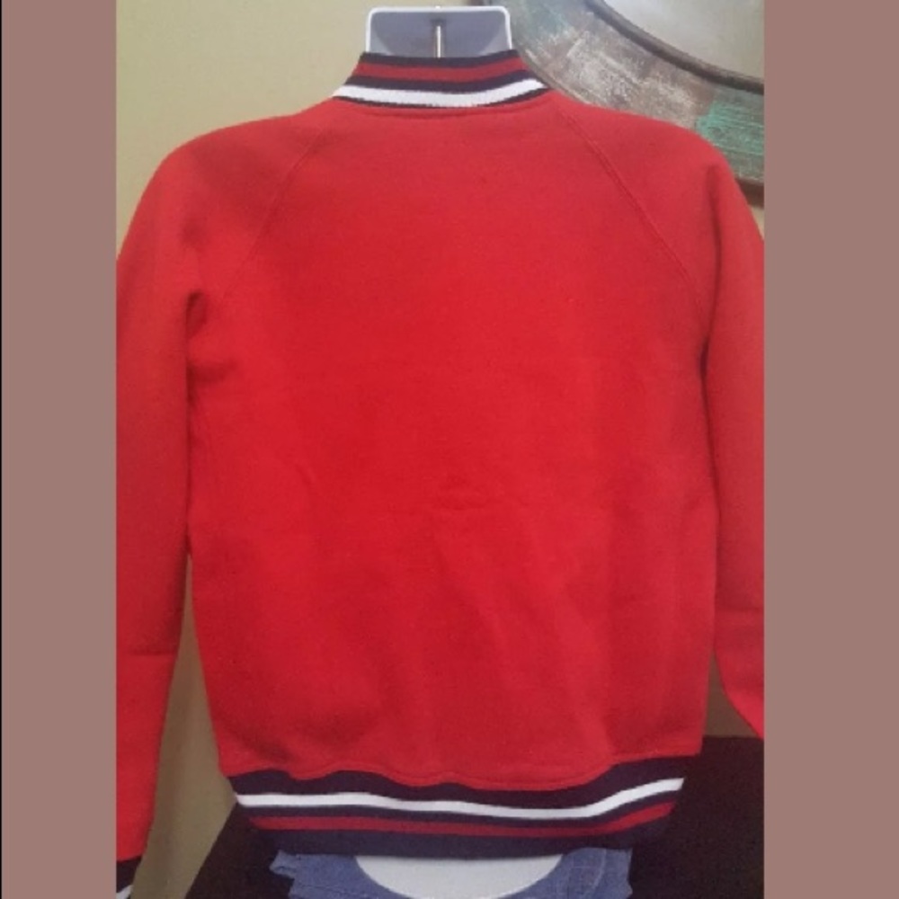 Men’s Flight Club Red Letterman Varsity Jacket M - Picture 5 of 7